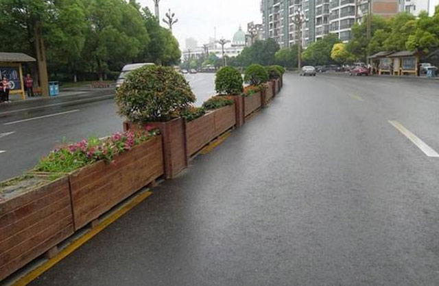 公路绿化带隔离花箱